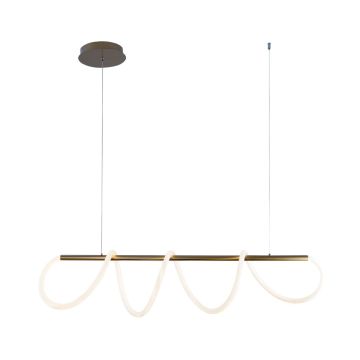 Lampa wisząca BALBO 20006PM-GD 3000K|4000K|6000K 1x45W/LED 3500lm IP20 od Zuma Line
