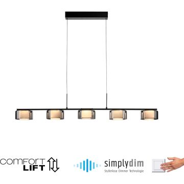 Lampa wisząca RIKA 2116-18 3000k 5x42W/LED 5000lm ip20 od Paul Neuhaus