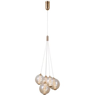 Lampa wisząca Butero PND-34359-5-HBR-AMB 3000K 5x20W/LED 1830lm IP20 od Italux