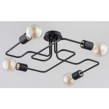 Lampa sufitowa HOOK 24744 4x60W/E27 IP20 od Alfa