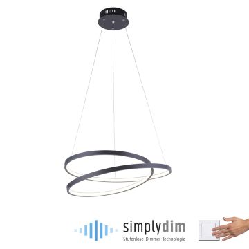 Lampa wisząca ROMAN 2472-18 3000k 1x32W/LED 4000lm ip20 od Paul Neuhaus