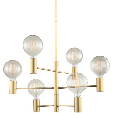 Lampa sufitowa Veva MDM3339/6 GD 6x40W/E27 IP20 od Italux