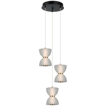 Lampa wisząca Tica PND-83949-3-BK 3000K 1x22W/LED 950lm IP20 od Italux