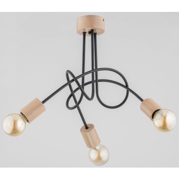 Lampa sufitowa TANGO WOOD 27433 3x60W/E27 od Alfa