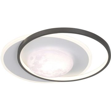 Lampa sufitowa Desulo PLF-02727-M-BK 3000K/4000K/6000K 1x40W/LED 5300lm IP20 od Italux