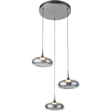 Lampa wisząca Tenele PND-24028-3A-SILV 3000K 3x21W/LED 1300lm IP20 od Italux
