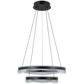 Lampa wisząca Morte PND-34535-2L-BK 3000K/4000K/6000K 2x70W/LED 4900lm IP20 od Italux