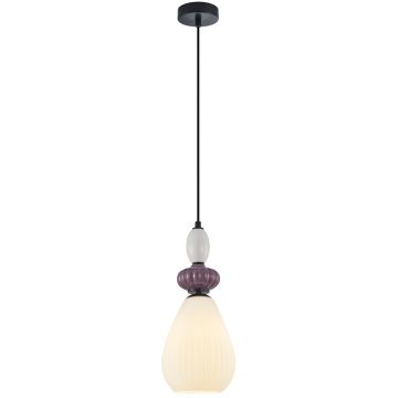 Lampa wisząca Domali PND-36816-1C-BK-WH 1x40W/E27 IP20 od Italux