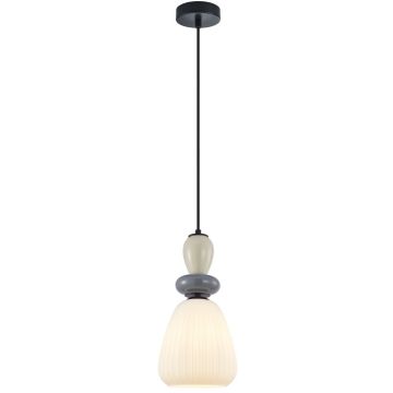 Lampa wisząca Domali PND-36816-1D-BK-WH 1x40W/E27 IP20 od Italux