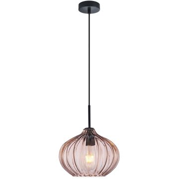 Lampa wisząca Pansol PND-2940-1S-BK-CF 1x40W/E27 IP20 od Italux