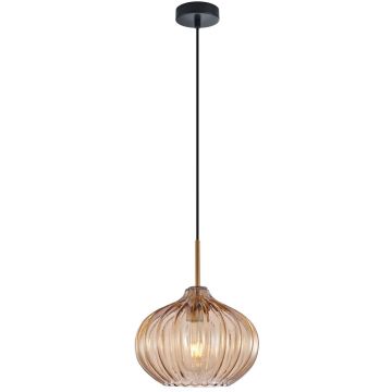 Lampa wisząca Pansol PND-2940-1S-BRO-AMB 1x40W/E27 IP20 od Italux