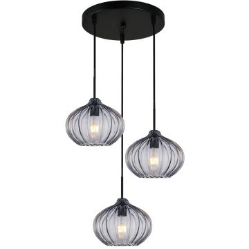 Lampa wisząca Pansol PND-2940-3AS-BK-SG2 3x40W/E27 IP20 od Italux