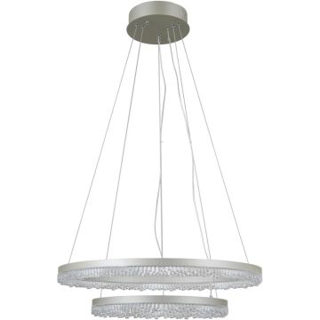 Lampa wisząca Barlo PND-34526-2L-SILV 3000K/4000K/6000K 2x36W/LED IP20 od Italux