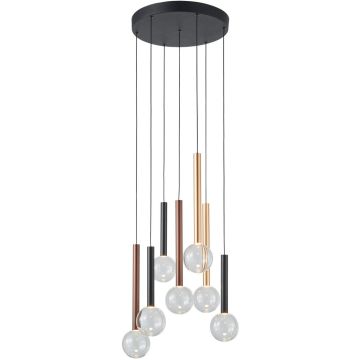 Lampa wisząca Alinos PND-24019-7A-BK 3000K 7x28W/LED 2205lm IP20 od Italux