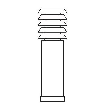 Lampa stojąca Alta 293BC 1x9W/E27 IP65 od Norlys