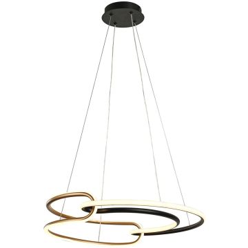 Lampa wisząca Casar PND-24002-BK-GD 3000K/4000K/6000K 1x40W/LED 3400lm IP20 od Italux