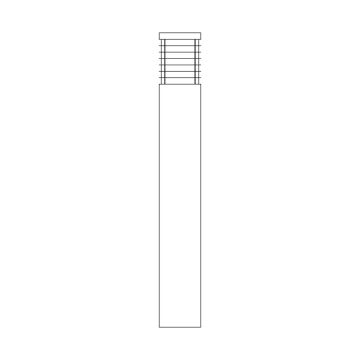 Lampa stojąca Halmstad 296BC 1x9W/E27 IP65 od Norlys