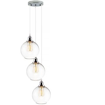 Lampa wisząca NEW YORK LOFT LA035/CO3_chrom 3x40W/E27 IP20 od Altavola Design