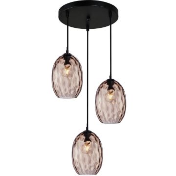 Lampa wisząca Novala PND-3031-3A-BK-CF 3x40W/E27 IP20 od Italux