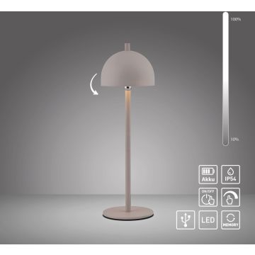 Lampa stołowa BELLIS 19244-39 3000k 1x2,5W/LED 210lm ip54 od Paul Neuhaus