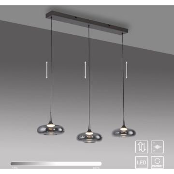 Lampa wisząca POSH 15693-15 3000k 3x6,3W/LED 1000lm ip20 od Paul Neuhaus