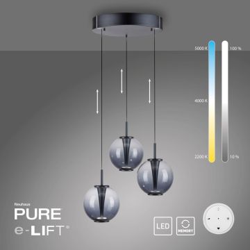 Lampa wisząca PURE E-Infinity 2222-15 2200-5000k 3x7W/LED 520lm ip20 od Paul Neuhaus