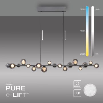 Lampa wisząca PURE E-POPUP 2558-15 2200-5000k 18x1,8W/LED 1070lm ip20 od Paul Neuhaus