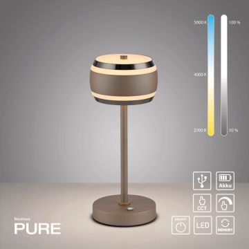 Lampa stołowa PURE FALLING RINGS 4503-97 2200-5000k 1x8W/LED 310lm ip20 od Paul Neuhaus