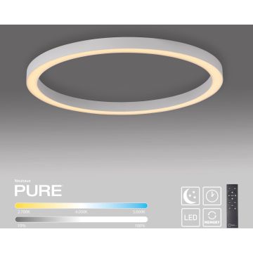 Lampa sufitowa PURE LINES ROUND 6306-16 2200-5000k 1x42W/LED 4300lm ip20 od Paul Neuhaus