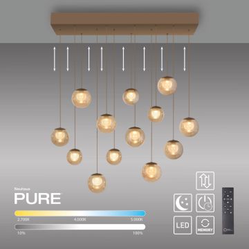 Lampa wisząca PURE POPUP 2590-97 2200-5000k 13x3W/LED 3050lm ip20 od Paul Neuhaus