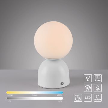 Lampa stołowa RUDI 19218-16 3000-6000k 1x1,2W/LED 90lm ip20 od Paul Neuhaus