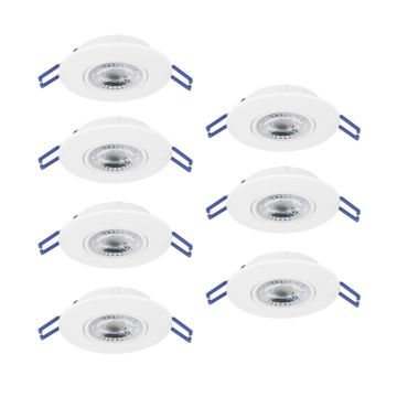Downlight wpuszczany GEDREZ 300186 2700K, 4000K, 6500K 7x4.9W/LED 3640lm ip20 od Eglo