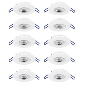 Downlight wpuszczany GEDREZ 300187 2700K, 4000K, 6500K 10x4.9W/LED 5200lm ip20 od Eglo