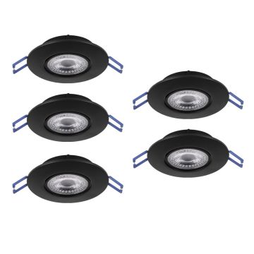 Downlight wpuszczany GEDREZ 300189 2700K, 4000K, 6500K 5x4.9W/LED 2600lm ip20 od Eglo