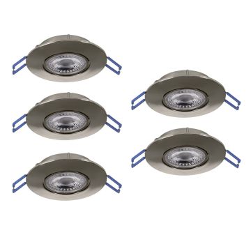 Downlight wpuszczany GEDREZ 300194 2700K, 4000K, 6500K 5x4.9W/LED 2600lm ip20 od Eglo
