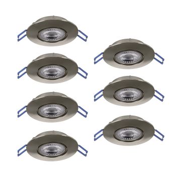 Downlight wpuszczany GEDREZ 300195 2700K, 4000K, 6500K 7x4.9W/LED 3640lm ip20 od Eglo