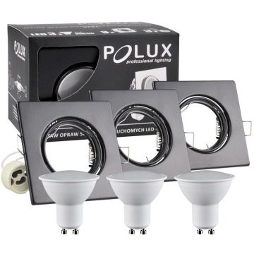 Downlight wpuszczany OLIN-IQA90B1-250 305879 3000K 1x3,5W/GU10 250lm od Polux