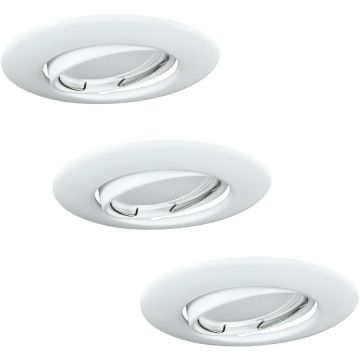 Downlight wpuszczany OLIN-IOA90W1-250 306210 3000K 1x3,5W/GU10 250lm od Polux