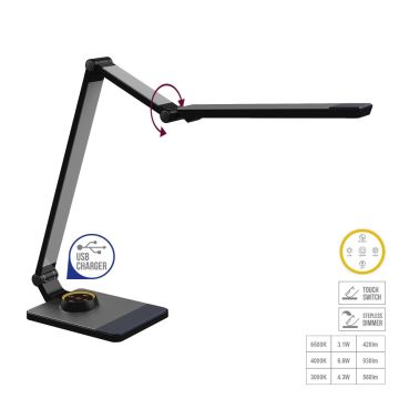 Lampka biurkowa AKAN 31212 1x9W/LED 447lm IP20 od Prezent
