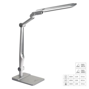 Lampka biurkowa MENTOR I. 31208 1x9W/LED 489lm IP20 od Prezent