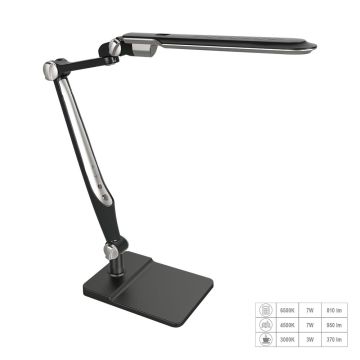 Lampka biurkowa MENTOR II. 31214 1x9W/LED 489lm IP20 od Prezent
