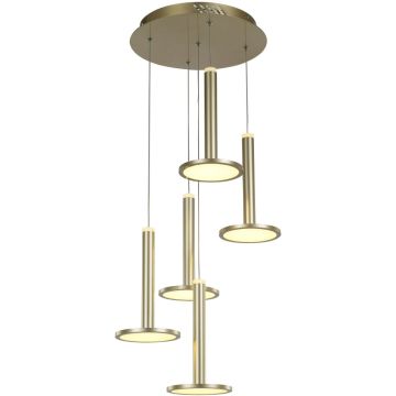 Lampa wisząca Oliver MD17033012-5A GOLD 3000K 5x60W/LED 3360lm IP20 od Italux
