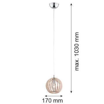 Lampa wisząca PORTORYKO 3678 1x7W/E14 od Argon