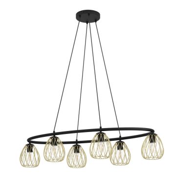 Lampa wisząca "JAZMINIA 1" 390092 6x40W/E27 IP20 od Eglo