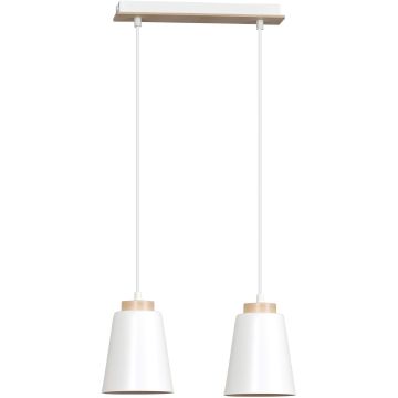 Lampa wisząca BOLERO 2 WHITE 443/2 2x60W/E27 IP20 od Emibig