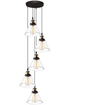 Lampa wisząca NEW YORK LOFT LA034/CO5 5x40W/E27 IP20 od Altavola Design