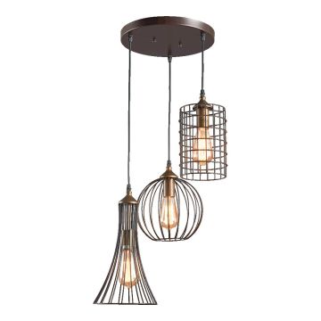 Lampa wisząca TRION 46073 3x60W/E27 IP20 od Prezent