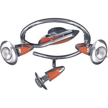 Spot ZEUS CH/ORANGE 473 3x40w/e14_r50 od Prezent
