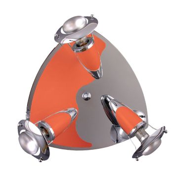 Spot ZEUS CH/ORANGE 474 3x40W/E14/R50 IP20 od Prezent
