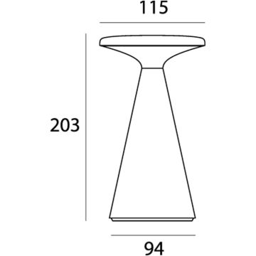 Lampa stołowa FUNGHI T0064 2700k 1x1.6w/led 160lm ip44 od Maxlight